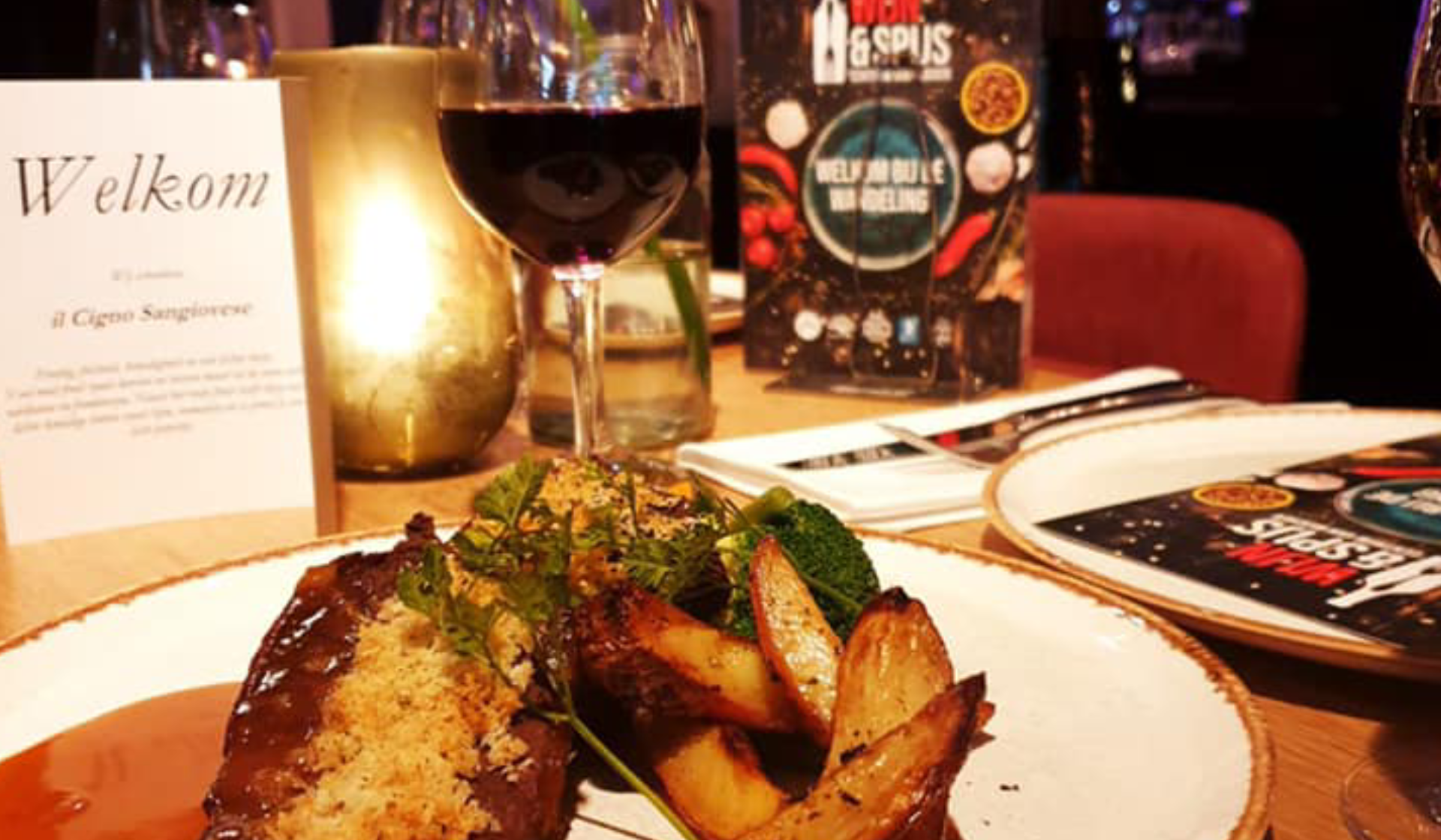 Wijn spijs wandeling Wijchen bij Sterrebosch